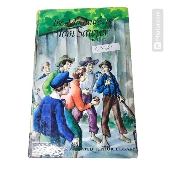Vintage 1946 The Adventures of Tom Sawyer Hard Cover Book by Mark Twain - Picture 1 of 16